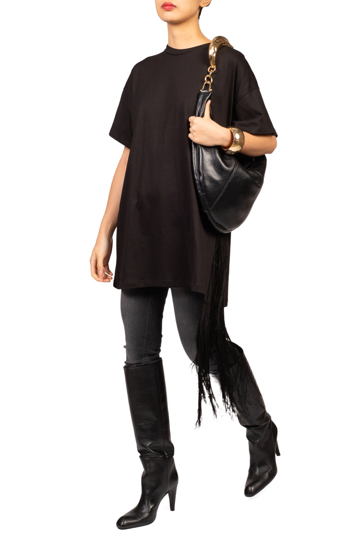 Vicolo - T- Shirt lunga con frange  Art. UAC0165