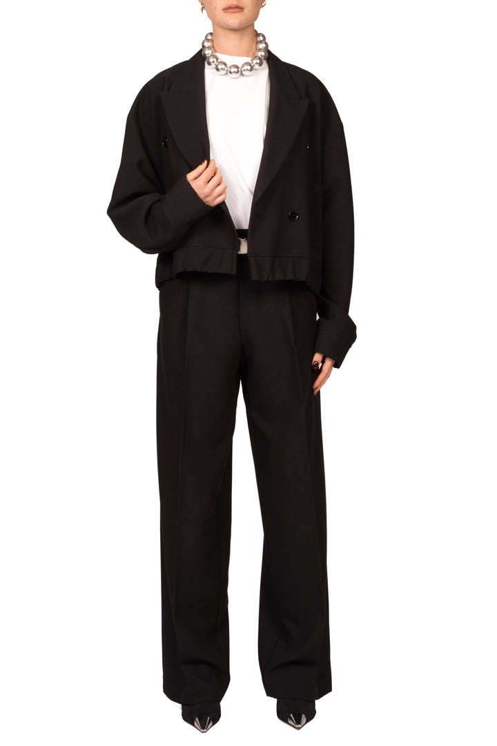 Vicolo - Pantalone palazzo con pinces Art. TAC1383