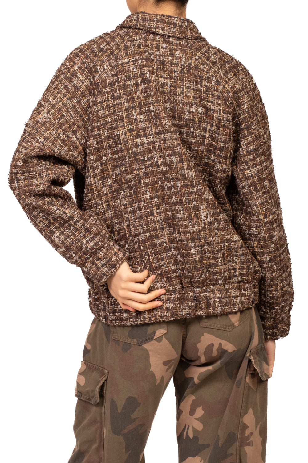 Tensione in - Bomber bouclè filo lurex Art. 27B5088