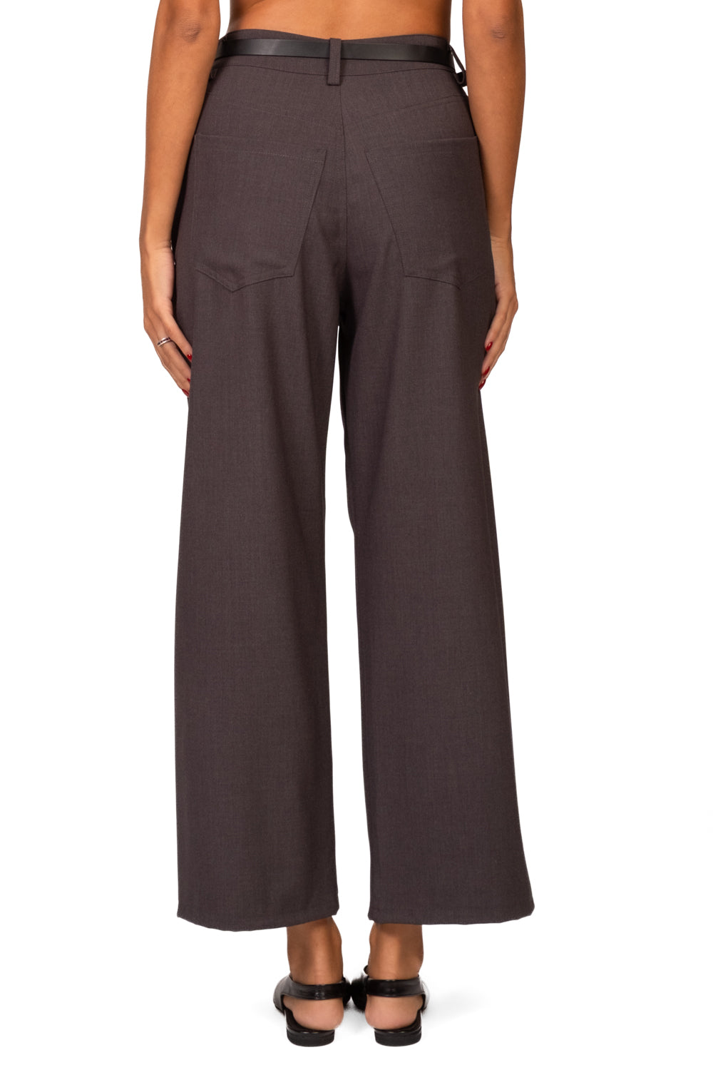 Tensione In - Pantalone barrel con cintura Art. W26P668