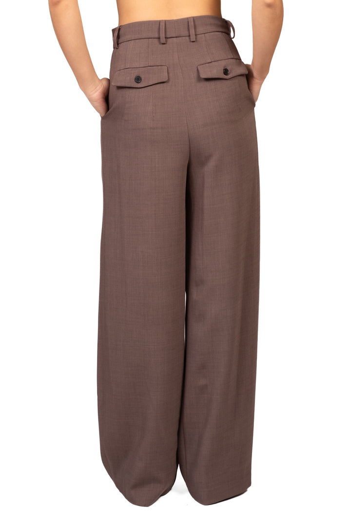 Vicolo - Pantalone palazzo con pinces Art. TAC0174
