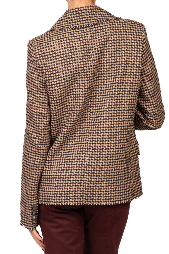 Tensione In - Giacca pied de poule doppio petto Art. W26J587