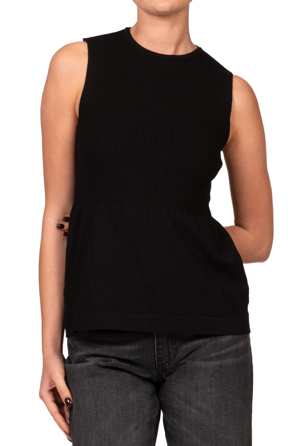Kontatto - Top in maglia svasato Art. 3M1925NI