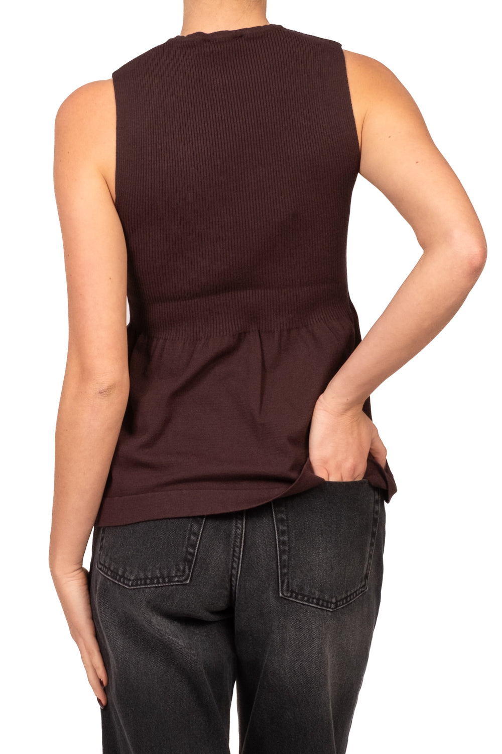 Kontatto - Top in maglia svasato Art. 3M1925NI