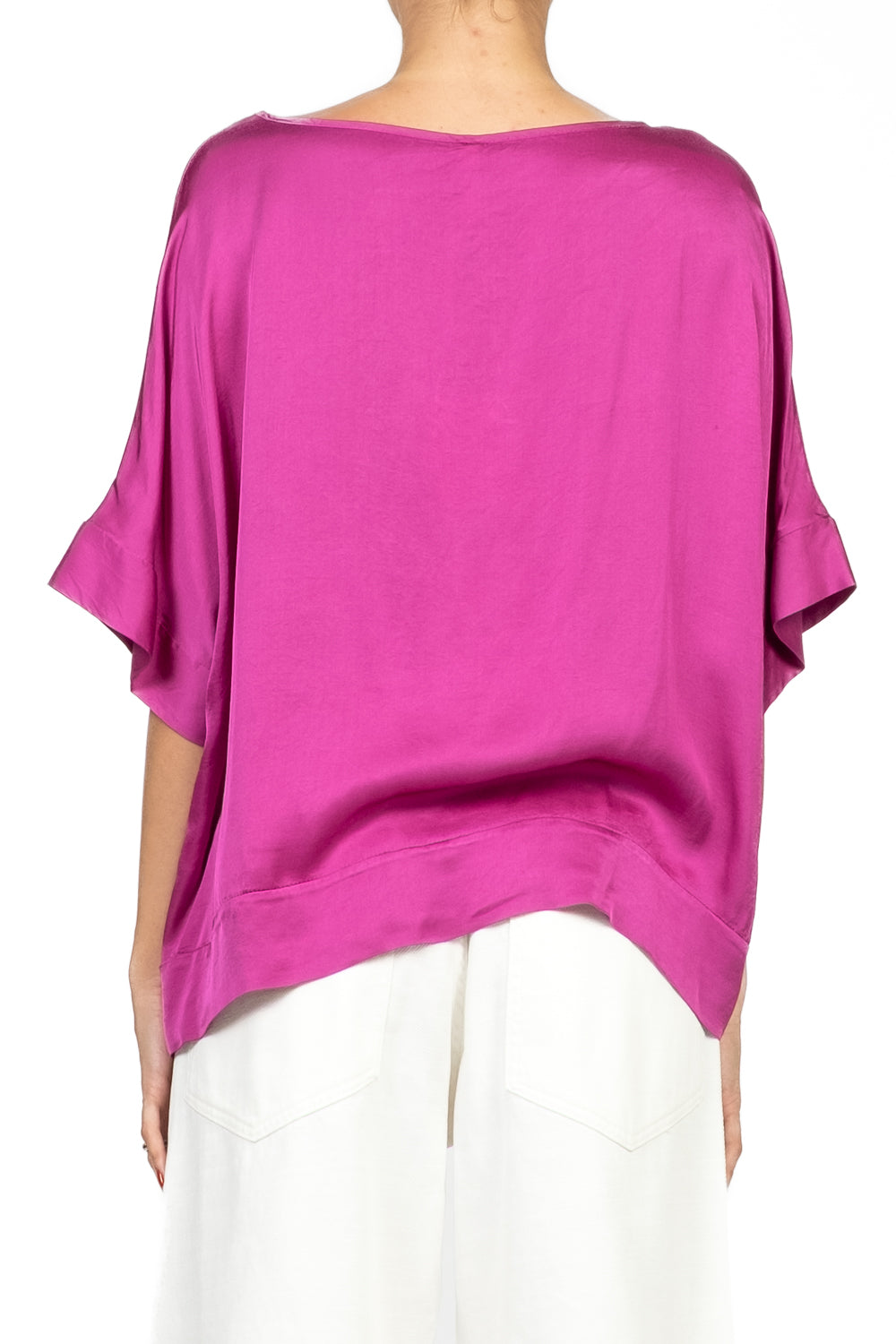 Tensione In - Blusa over in satin Art. F5293B05QPE25