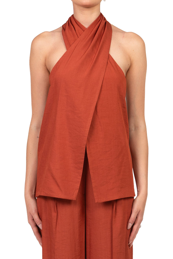 Dixie - Completo top incrociato e pantalone Art. R845A103/P845A269