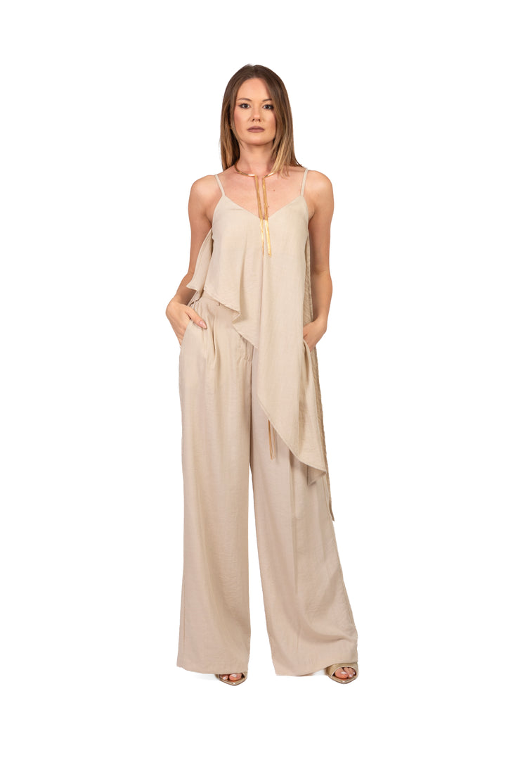 Dixie - Completo top asimmetrico e pantalone Art. R845A102/P845A269