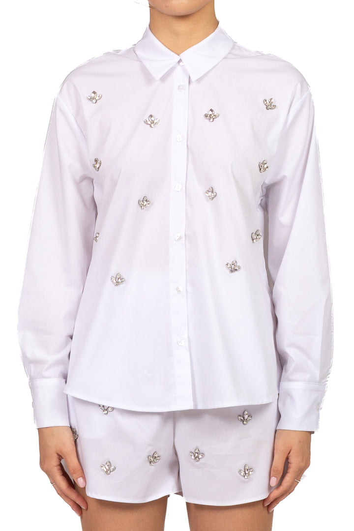 Tensione In - Camicia con applicazioni Art. 26C5501