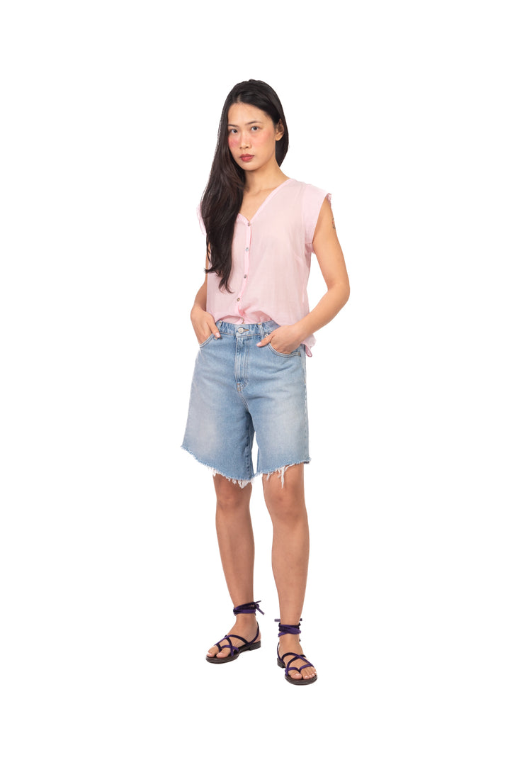 Tensione In - Camicia mussola smanicata Art. H094C35R-PE26