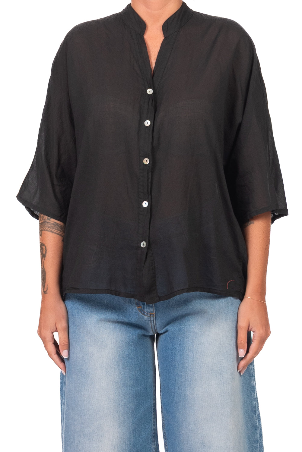 Tensione In - Camicia mussola mezza manica  Art. G492C35R-PE26