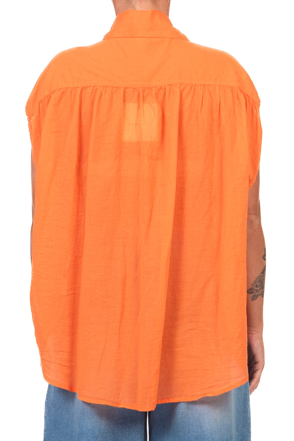 Tensione In - Camicia in mussola smanicata Art. PE260347