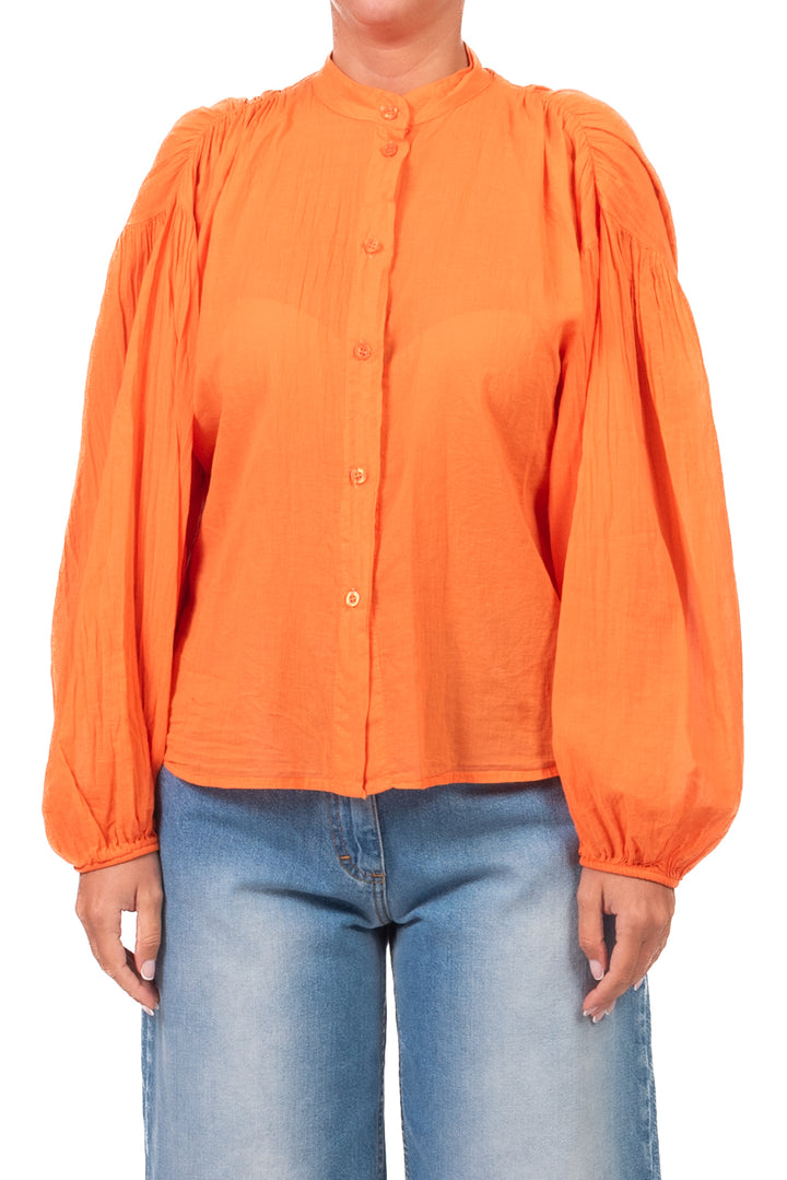 Tensione In - Camicia in mussola manica palloncino Art. PE260303
