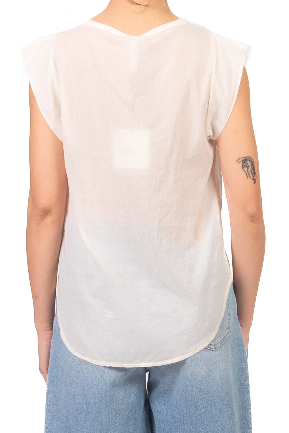 Tensione In - Camicia mussola smanicata Art. H094C35R-PE26
