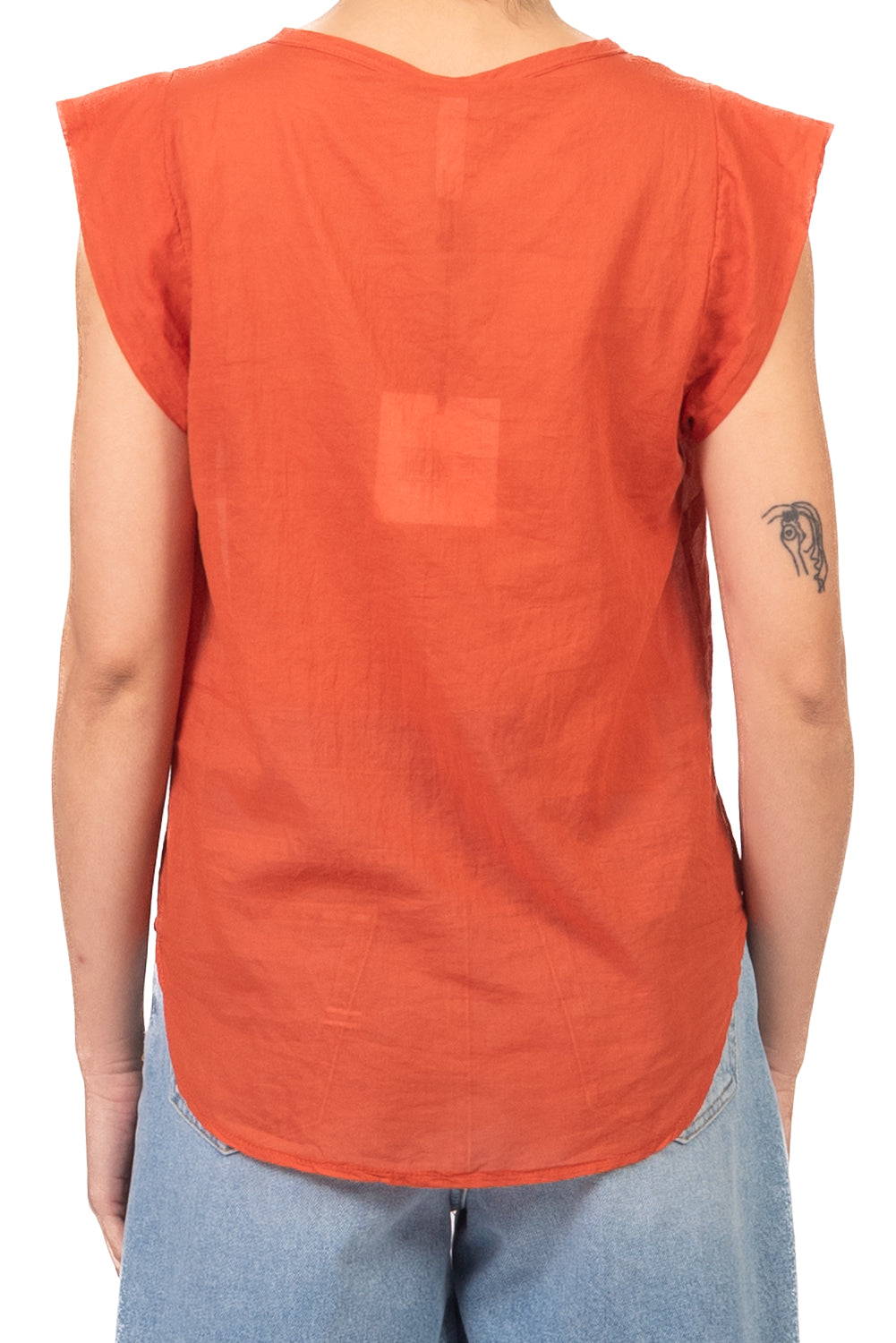 Tensione In - Camicia mussola smanicata Art. H094C35R-PE26