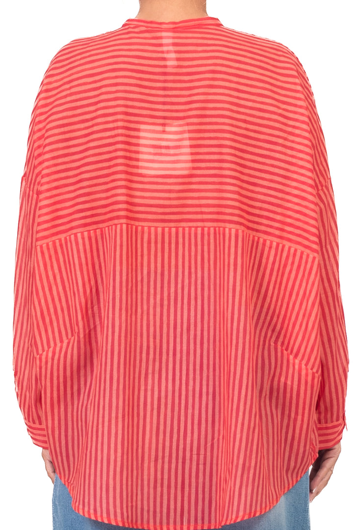 Tensione In - Camicia rigata con taschino bandana Art. PE260388