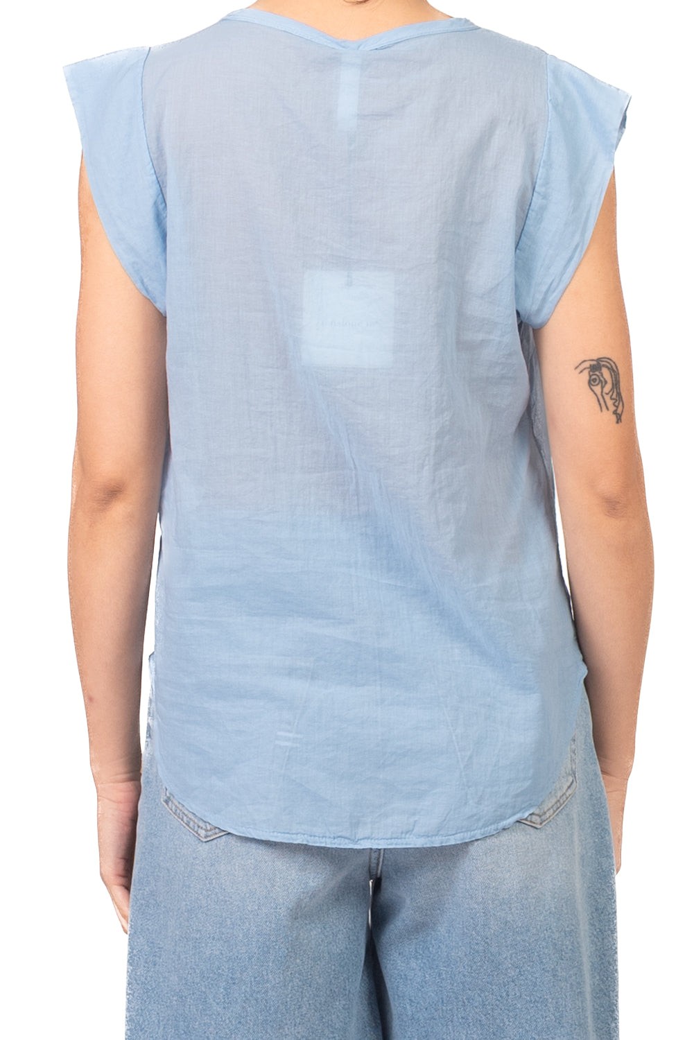 Tensione In - Camicia mussola smanicata Art. H094C35R-PE26