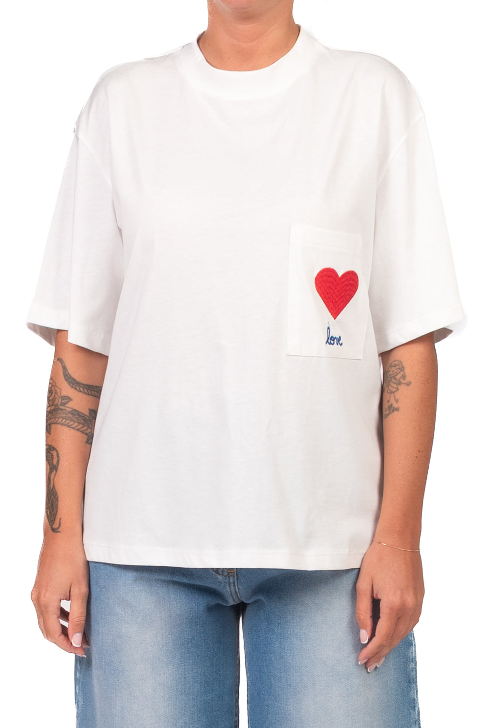 Tensione In - T-Shirt taschino ricamato Art. PE260367