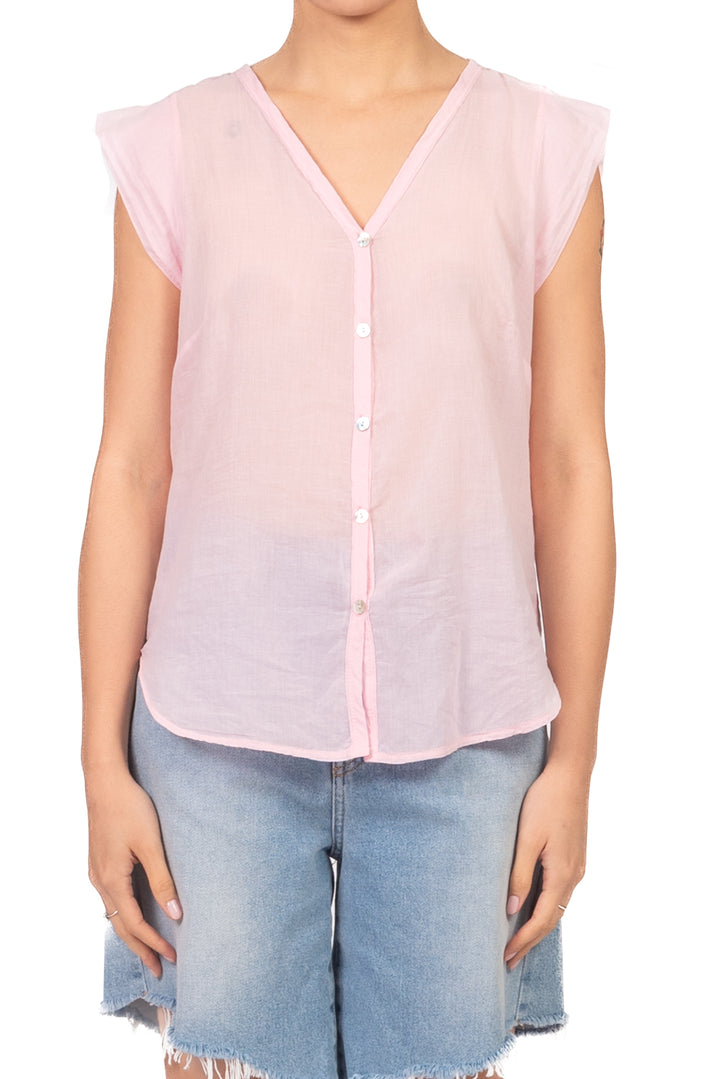 Tensione In - Camicia mussola smanicata Art. H094C35R-PE26