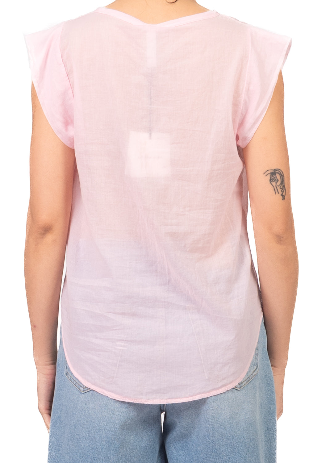 Tensione In - Camicia mussola smanicata Art. H094C35R-PE26