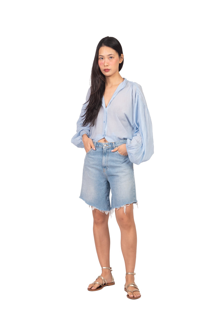 Tensione In - Camicia in mussola manica palloncino Art. PE260303
