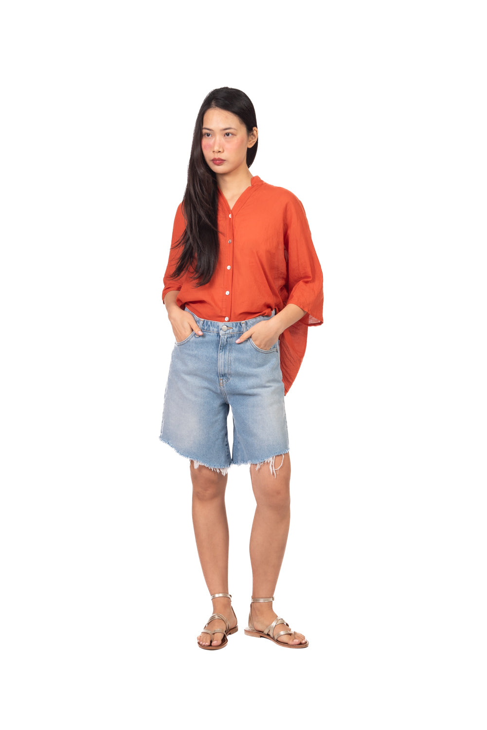 Tensione In - Camicia mussola mezza manica  Art. G492C35R-PE26