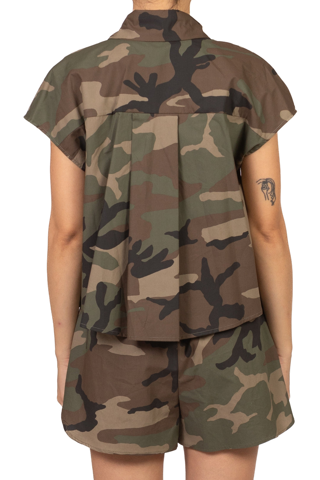 Tensione In - Camicia camouflage con applicazioni Art. 26C5505