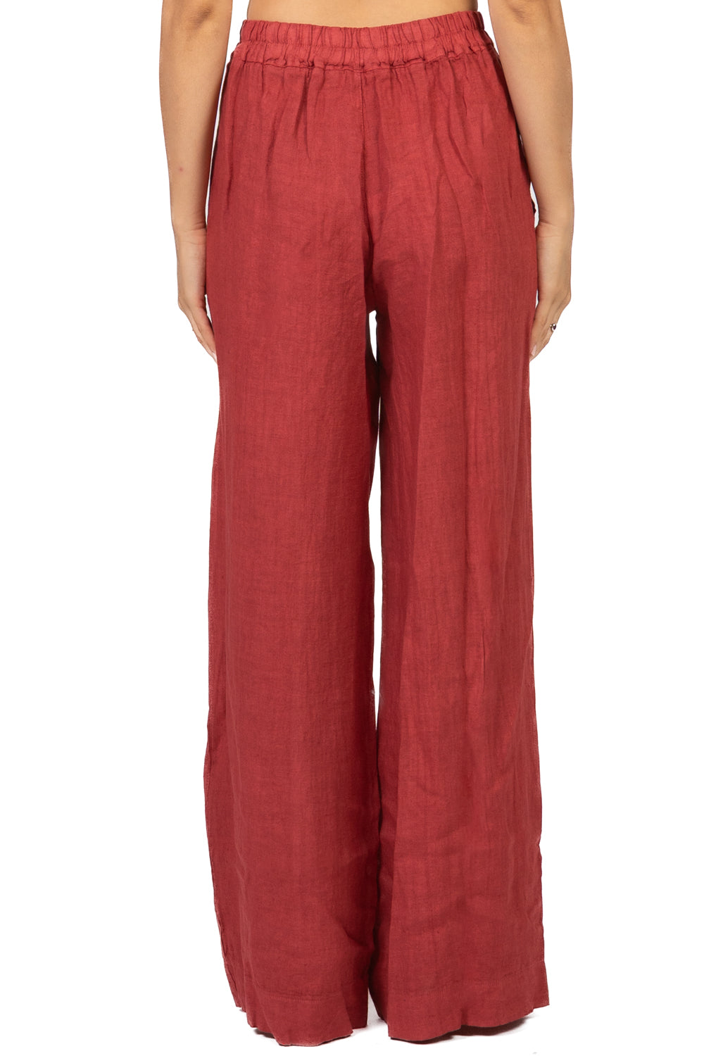 Vicolo - Pantalone palazzo in lino Art. TAB3111
