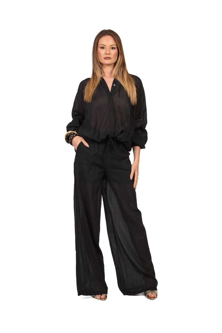 Vicolo - Completo in mussola camicia e pantalone Art. TAB3070