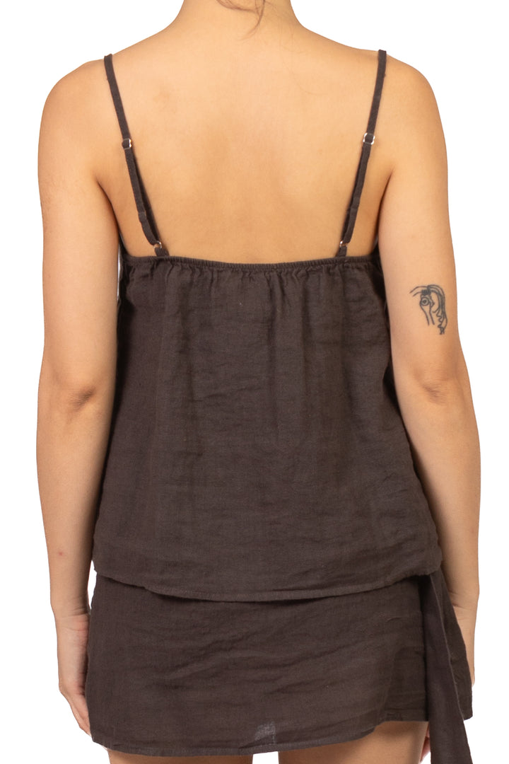 Have One - Top bretella misto lino Art. RMA-Q319