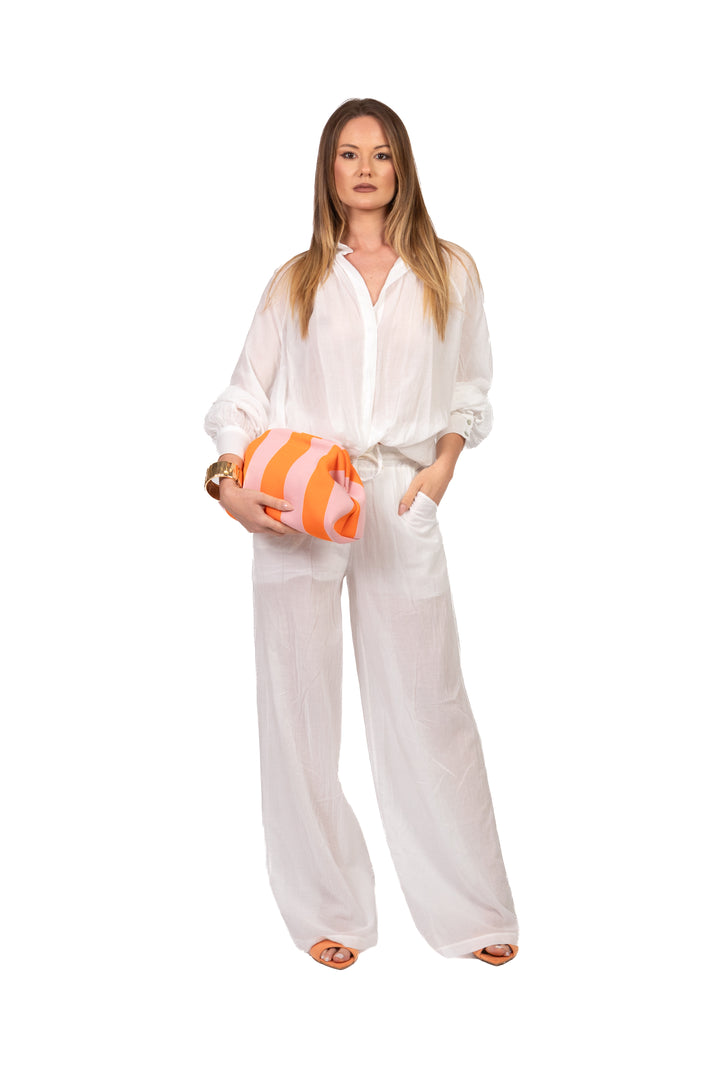 Vicolo - Completo in mussola camicia e pantalone Art. TAB3070