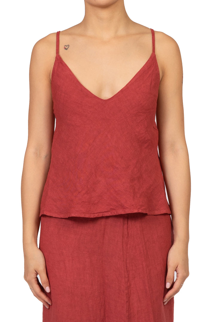 Vicolo - Top bretella in lino Art. TAB3109