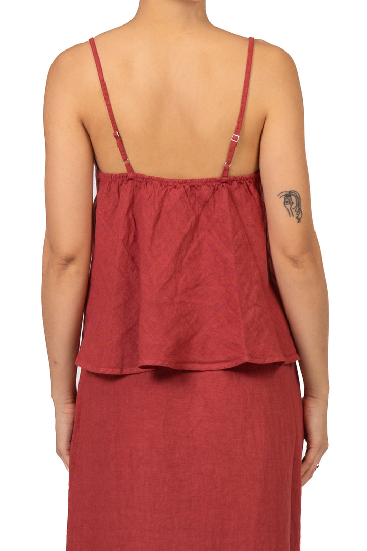 Vicolo - Top bretella in lino Art. TAB3109