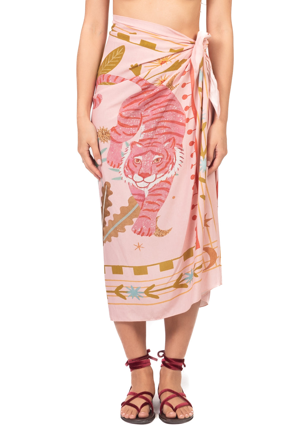 Have One - Gonna lunga pareo tigre Art. GVS-Q229