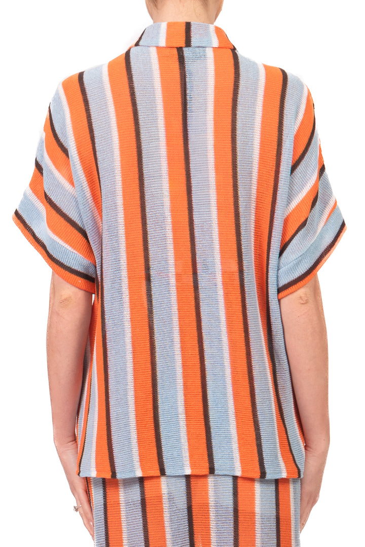 Have One - Camicia crochet rigata  Art. CMA-Q453