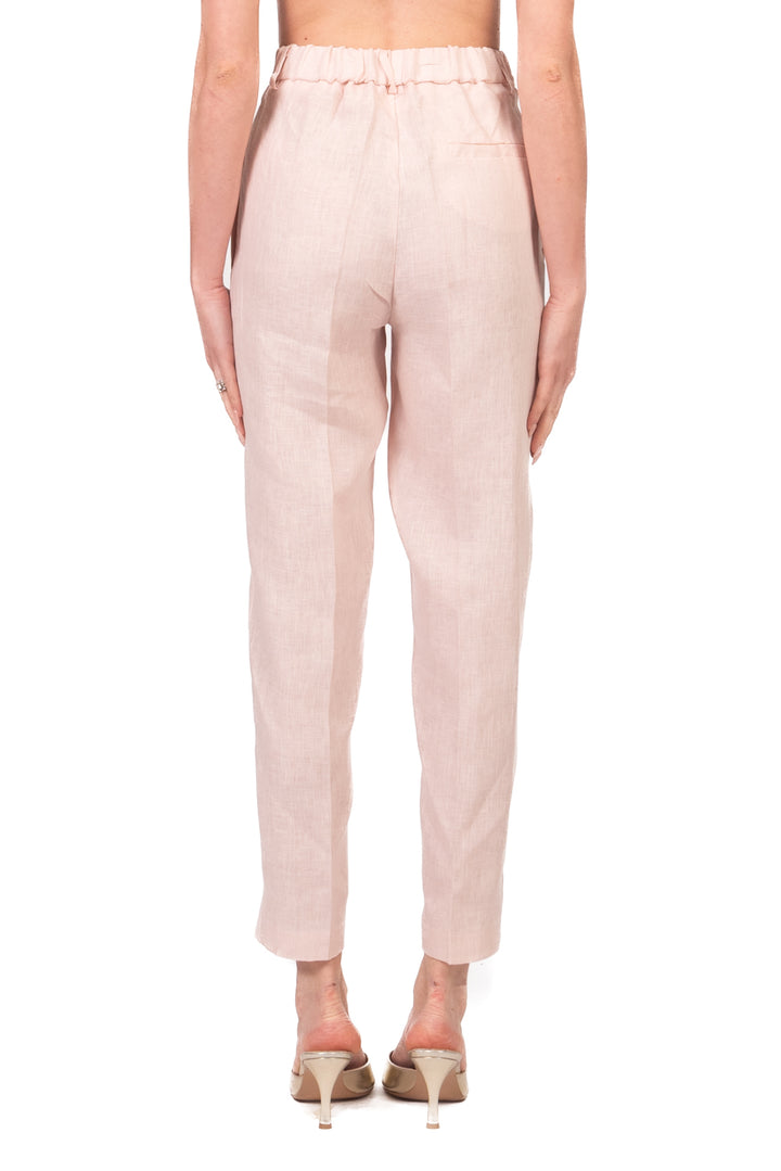 Vicolo - Pantalone carrot in lino Art. TAB2634