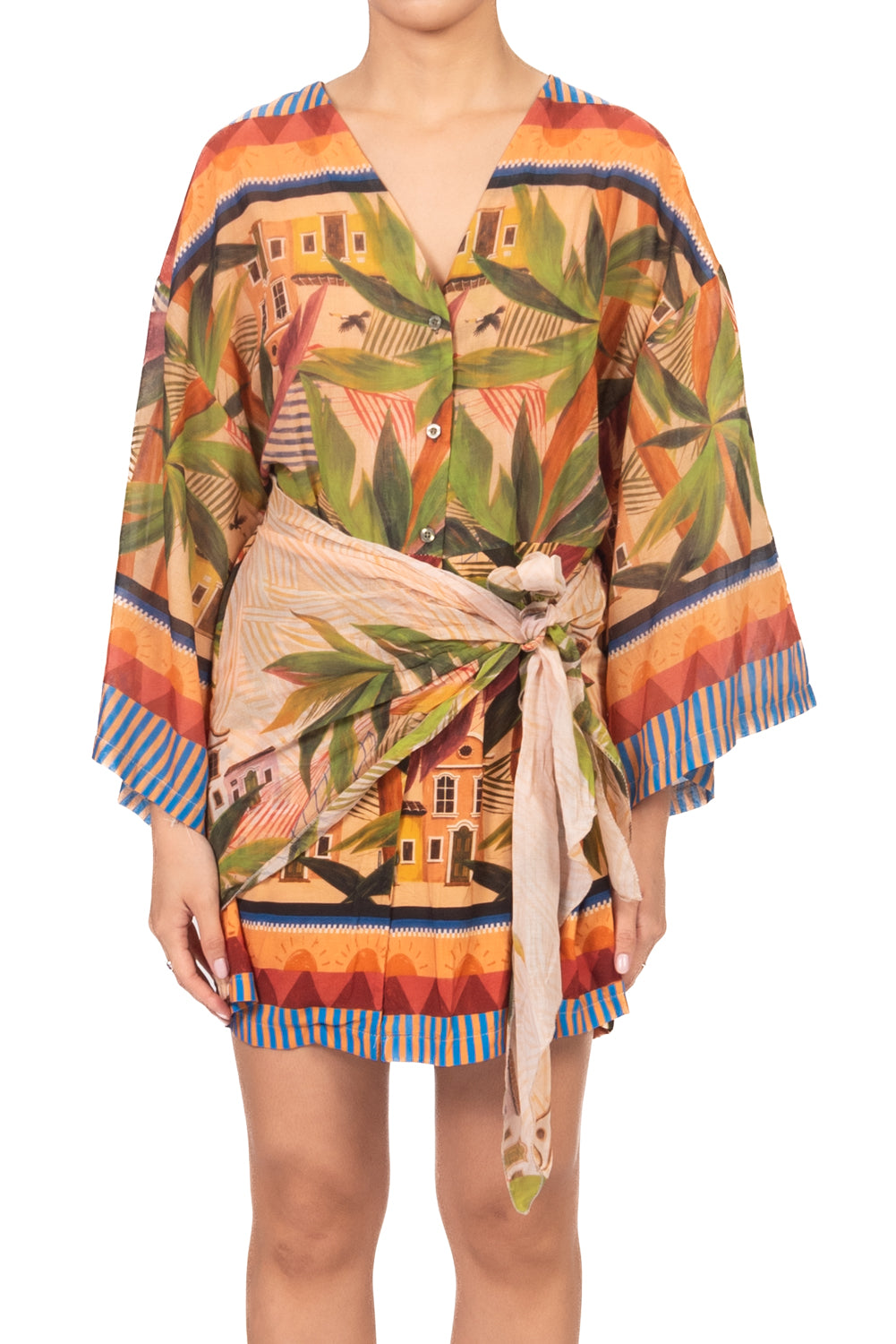 Tensione In - Abito camicia fantasia Art. PE260432