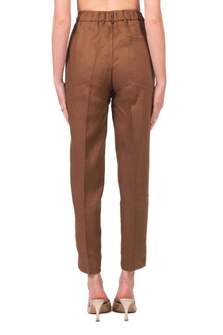 Vicolo - Pantalone carrot in lino Art. TAB2634