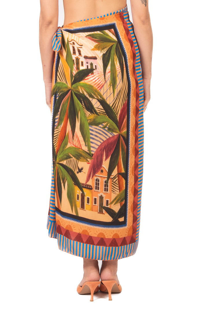 Tensione In - Gonna lunga pareo fantasia Art. PE260429