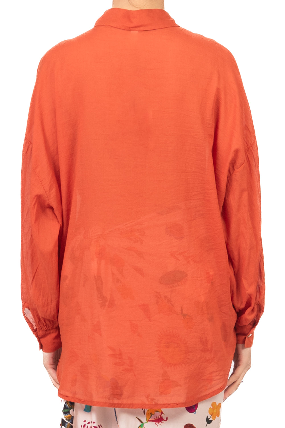Tensione In - Camicia over in mussola con taschino Art. F8021C35R-PE26