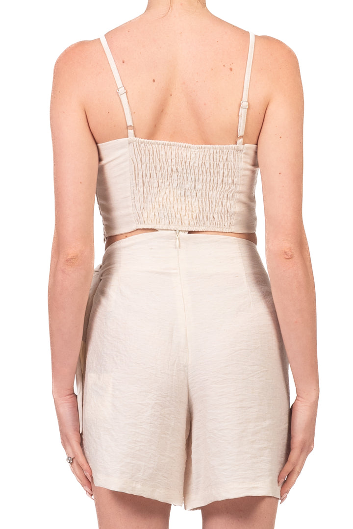 Tensione In - Top crop ricamato Art. PE260325