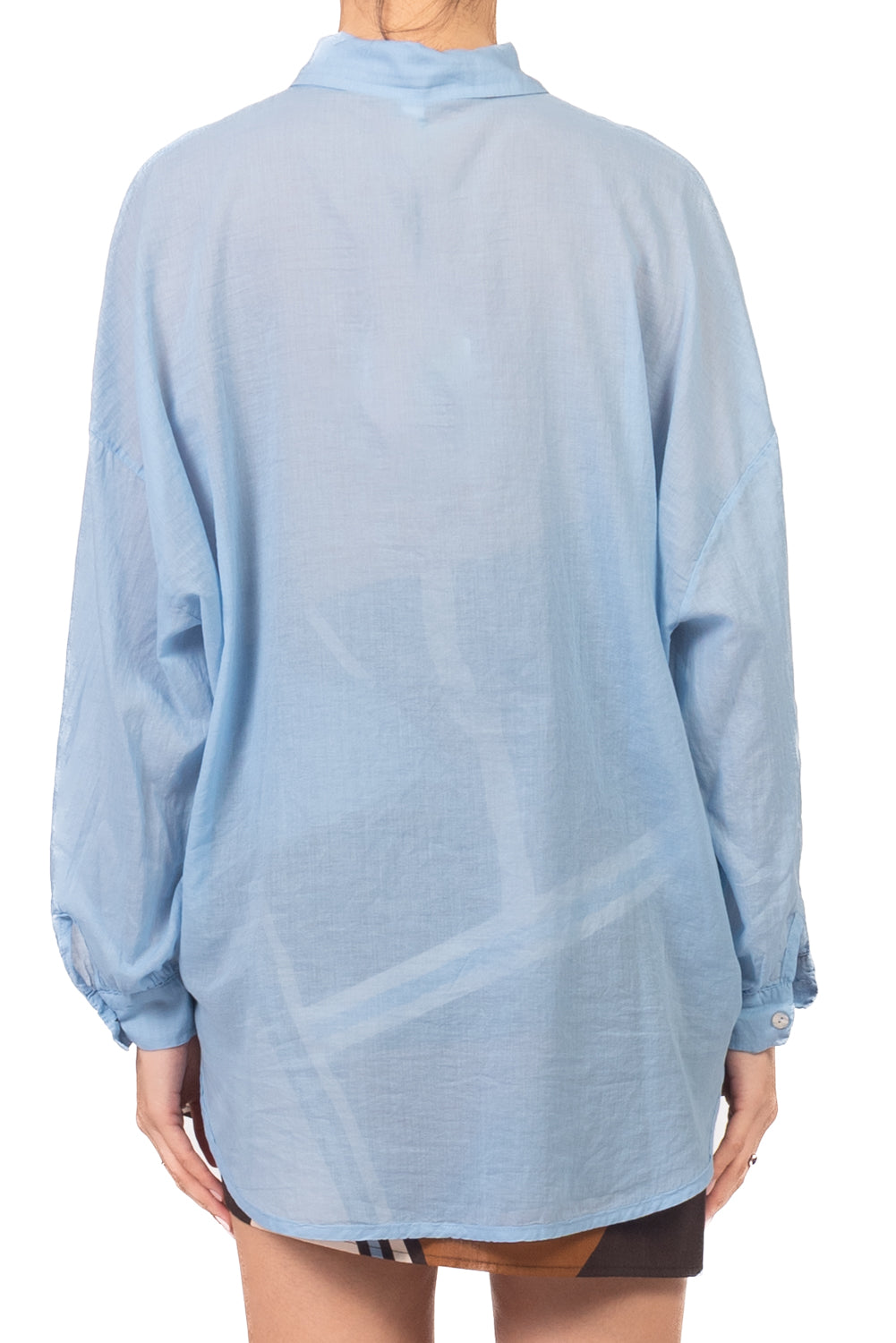 Tensione In - Camicia over in mussola con taschino Art. F8021C35R-PE26