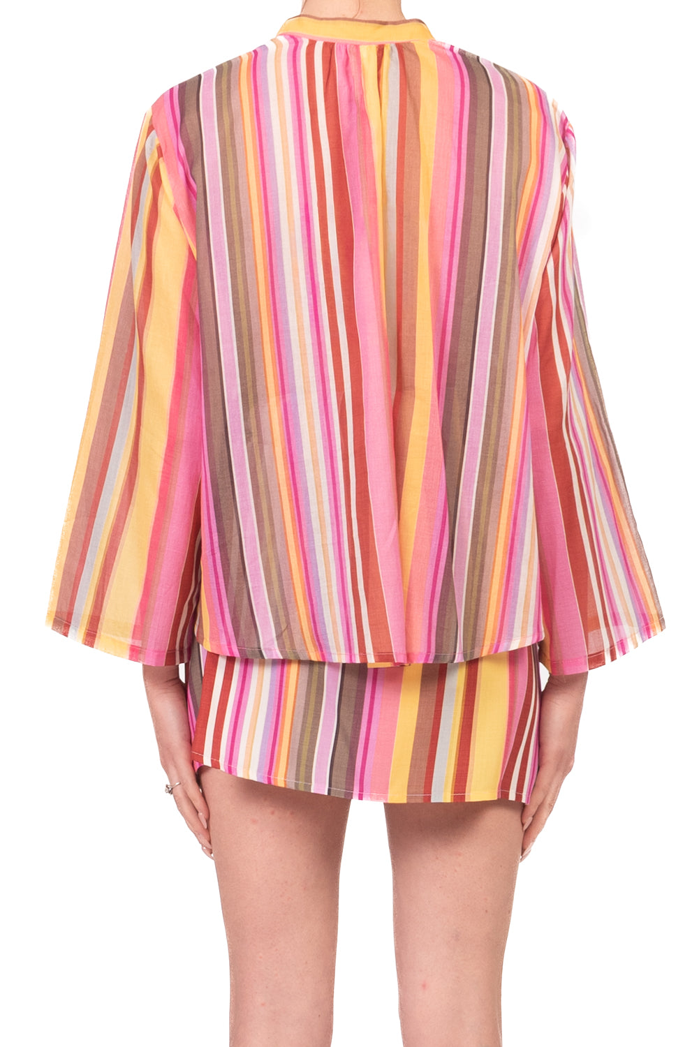 Tensione In - Camicia rigata in mussola Art. PE260406