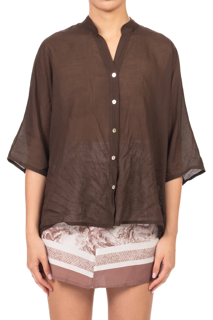Tensione In - Camicia mussola mezza manica  Art. G492C35R-PE26