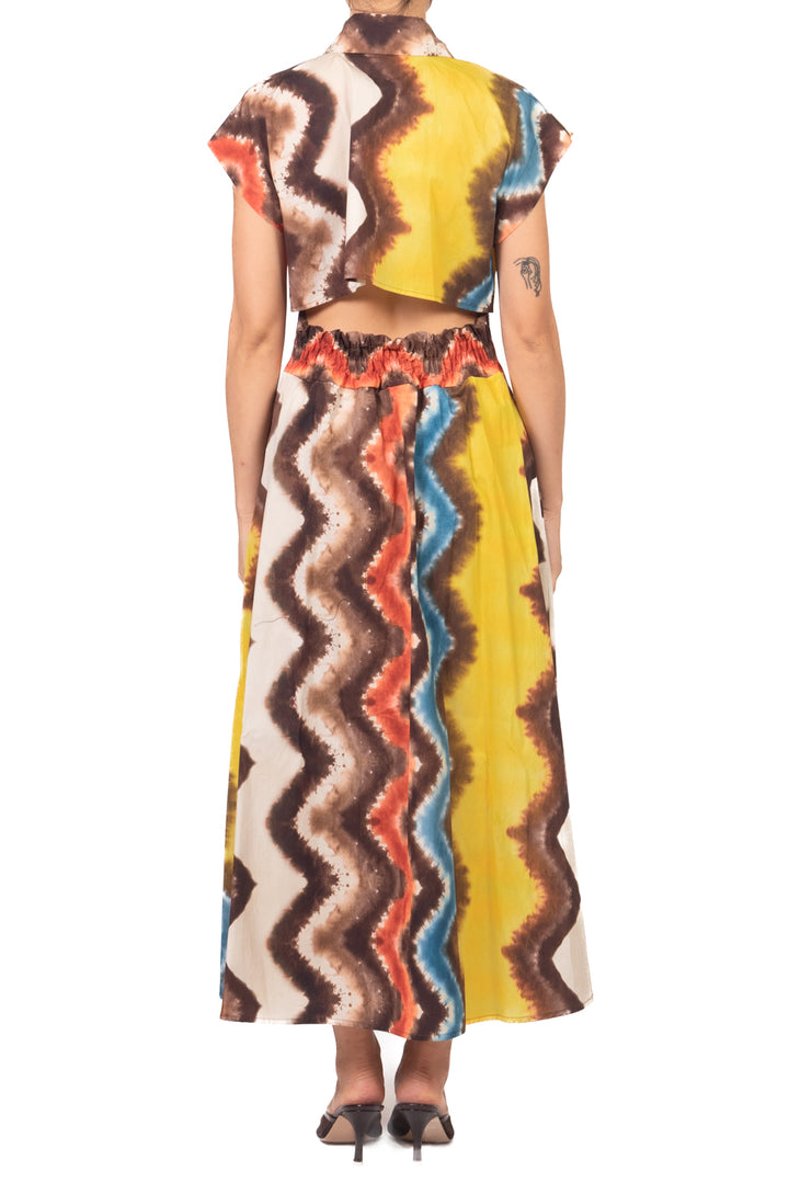 Vicolo - Abito chemisier tie-dye Art. TAB3105