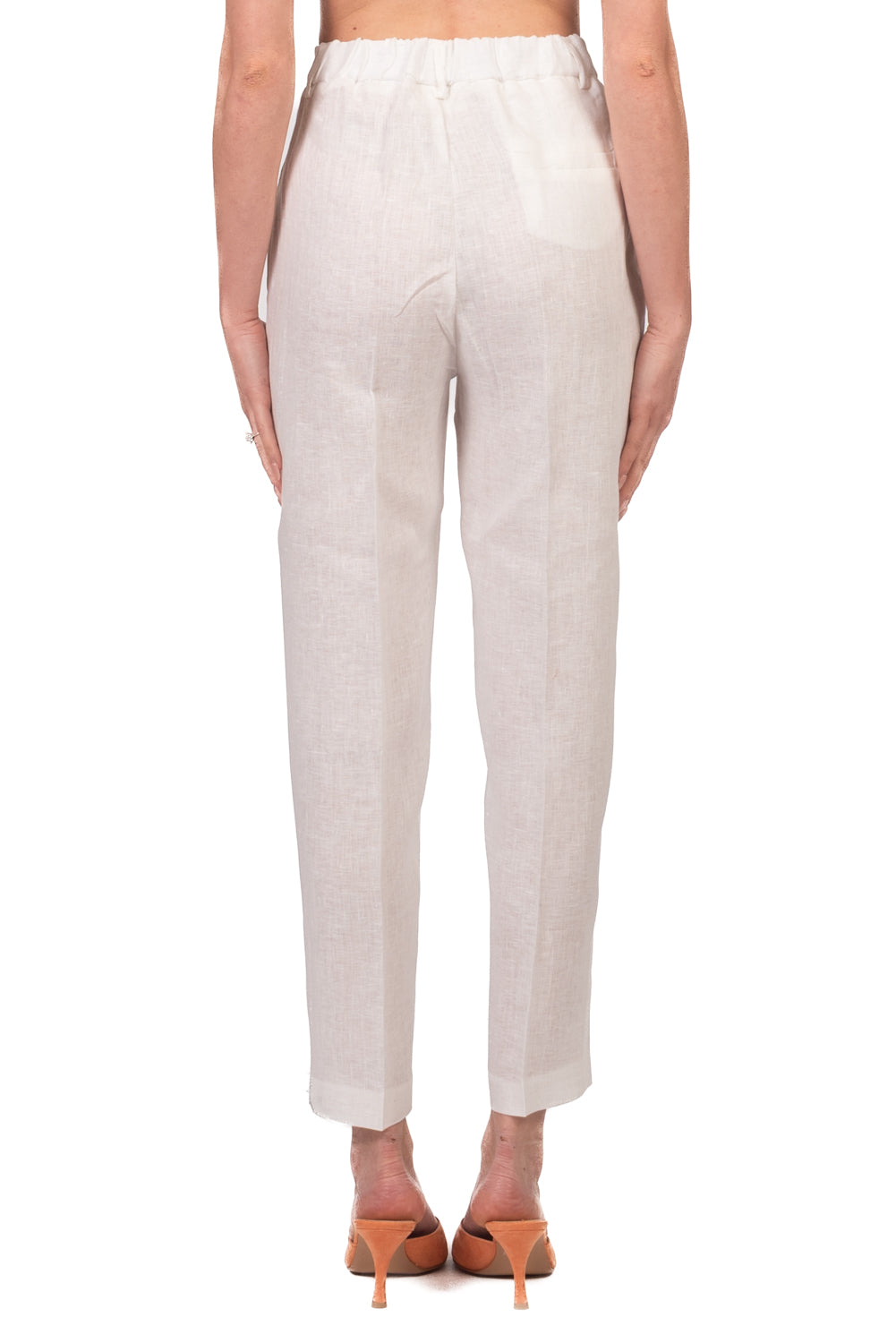 Vicolo - Pantalone carrot in lino Art. TAB2634