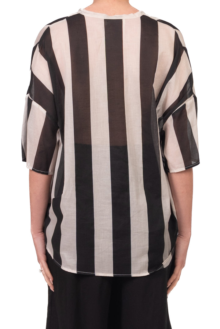 Vicolo - Camicia rigata in mussola Art. TAB3143