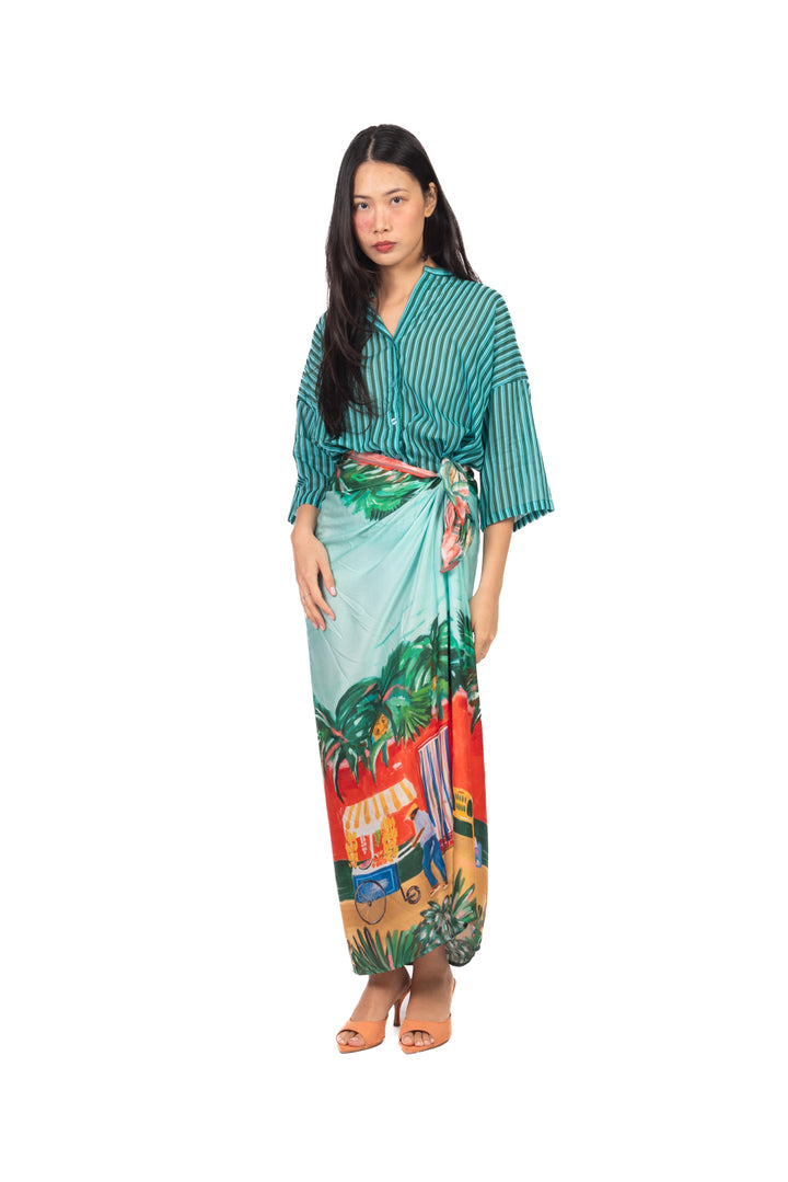 Tensione In - Gonna pareo lunga fantasia Art. PE260413