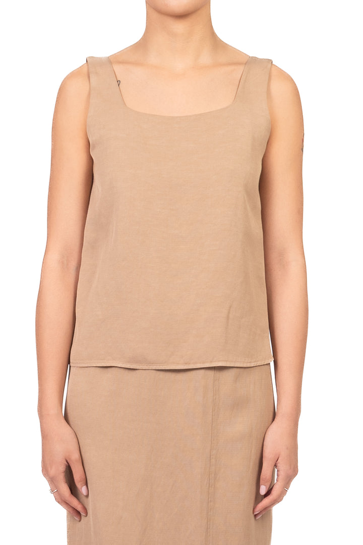 Vicolo - Top crop misto lino Art. TAB2936