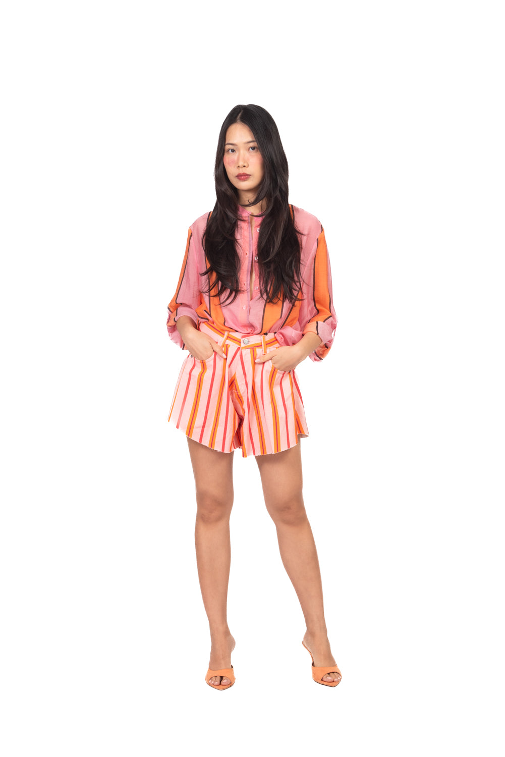 Have One - Shorts farfalla rigato Art. PSB-Q682