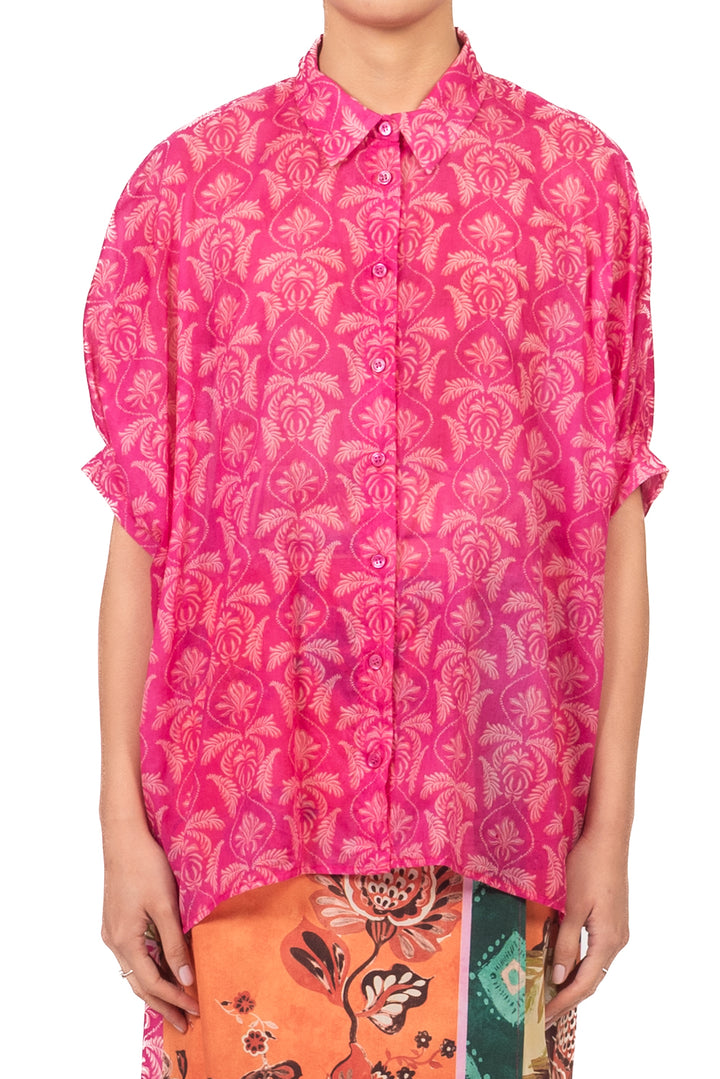 Vicolo - Completo camicia in mussola e gonna pareo lunga fantasia Art. TAB3160